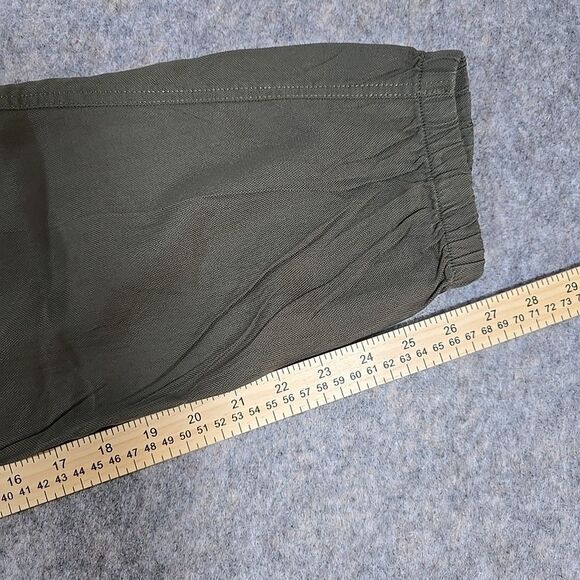 GAP Womens Green Jogger Pants Size XL Elastic Waist Casual Utility Pockets - Picture 6 of 11
